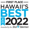 Star Advertiser Best of Hawaii 2022 Award
